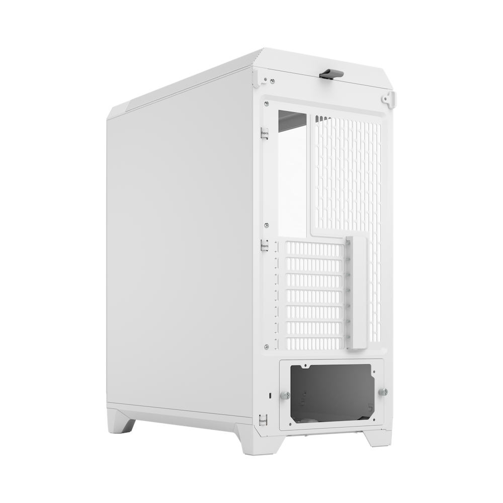 A large main feature product image of Fractal Design Meshify 3 RGB TG Mid Tower Case (White)