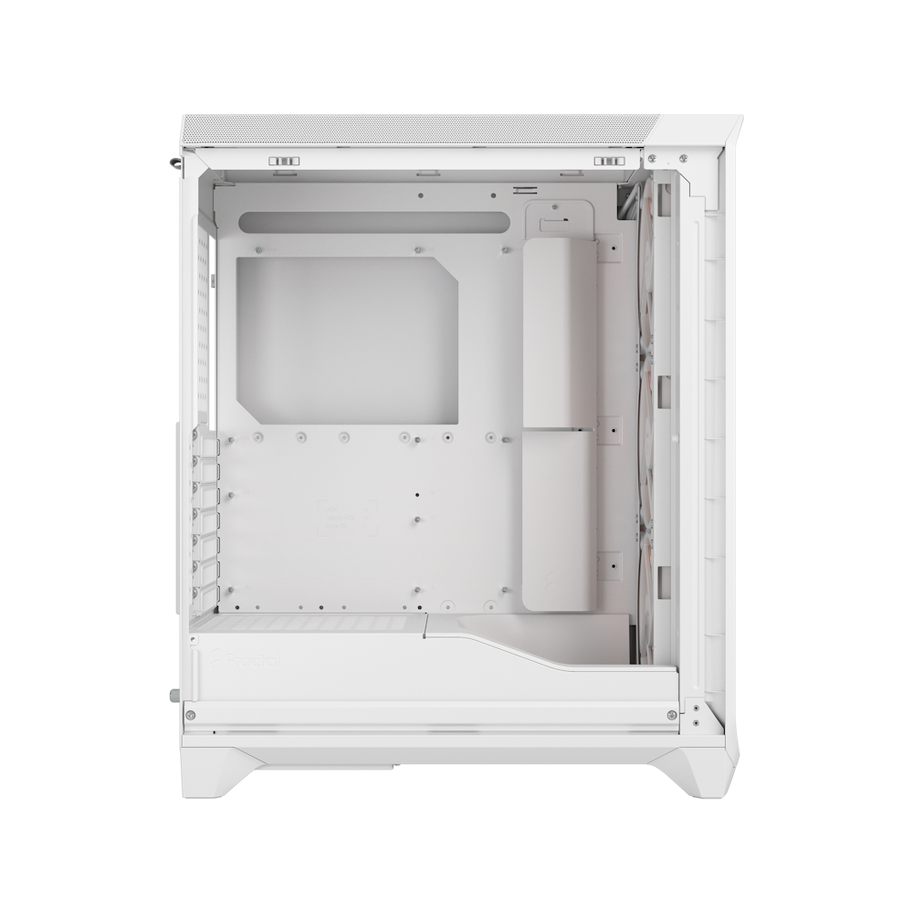 A large main feature product image of Fractal Design Meshify 3 RGB TG Mid Tower Case (White)