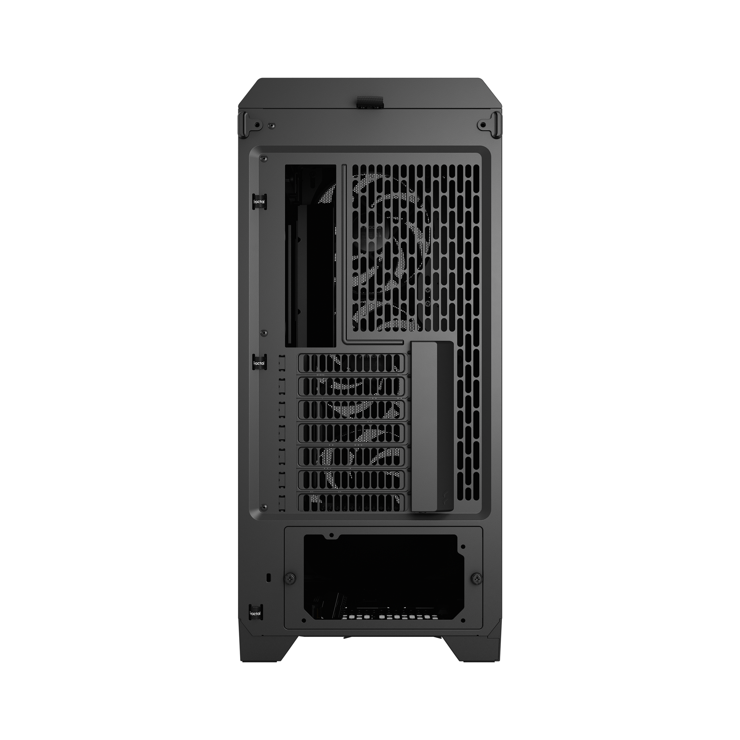 A large main feature product image of Fractal Design Meshify 3 Solid Mid Tower Case (Black)