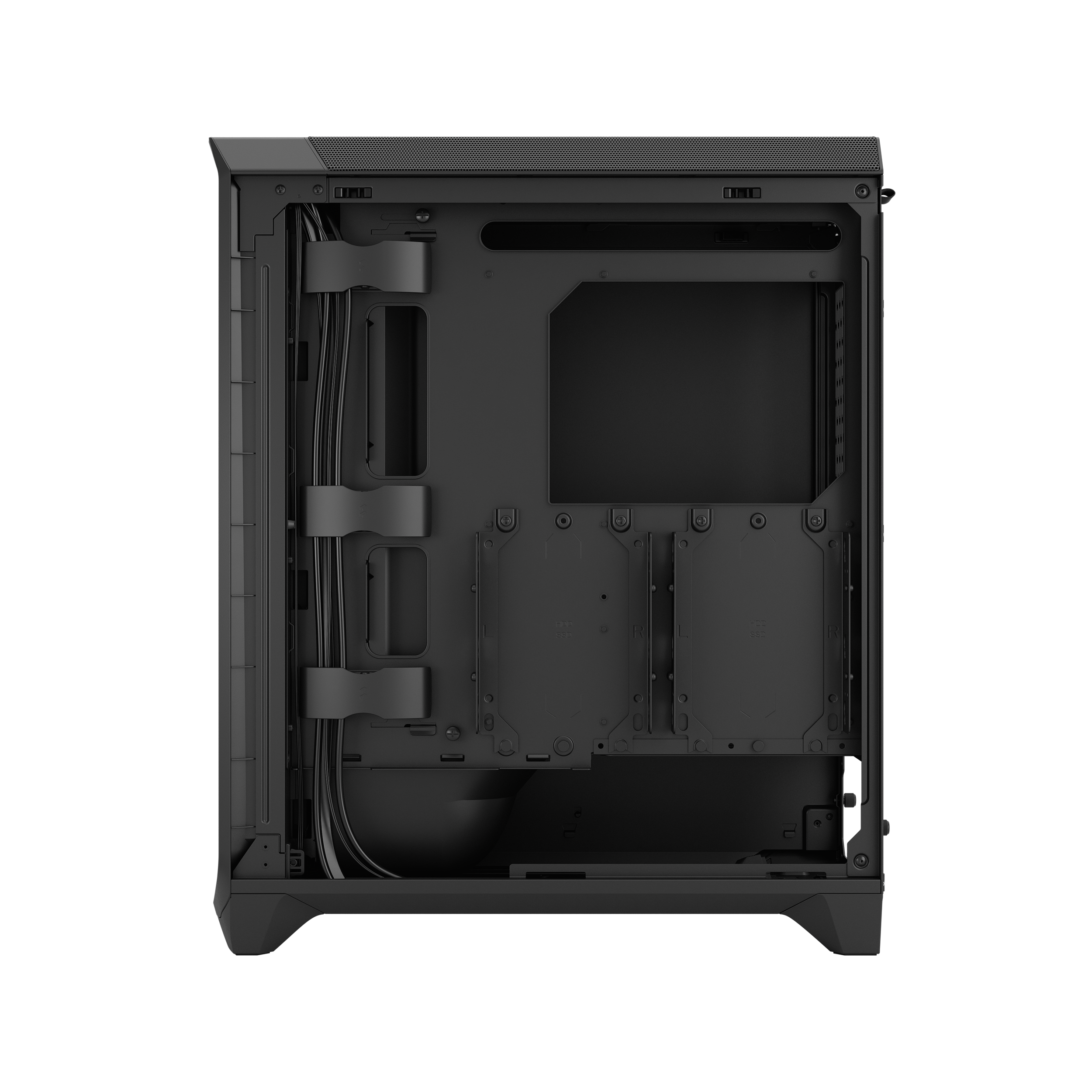 A large main feature product image of Fractal Design Meshify 3 Solid Mid Tower Case (Black)