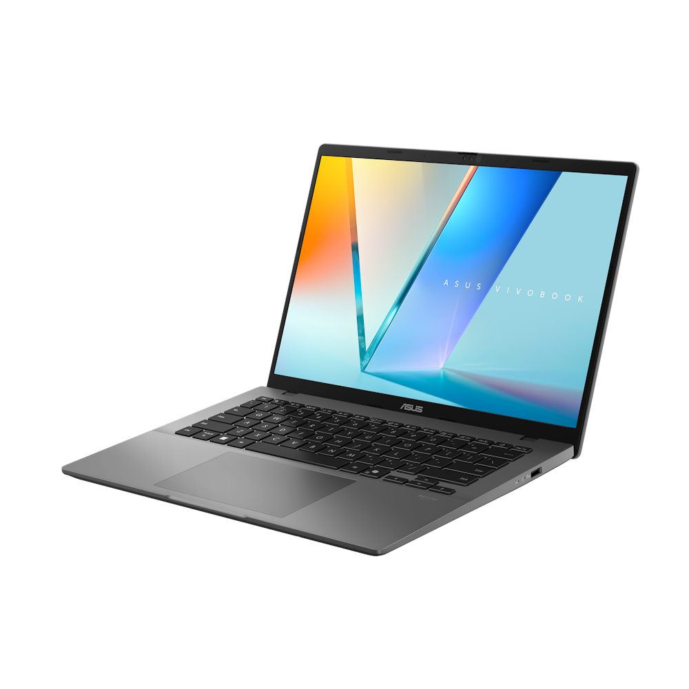 A large main feature product image of ASUS Vivobook S14 OLED (M3407) - 14" Ryzen 7 260, 16GB/1TB - Win 11 AI Notebook