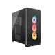A small tile product image of Corsair FRAME 4500X RS-R ARGB Panoramic Glass Mid Tower Case (Black)