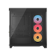 A small tile product image of Corsair FRAME 4500X RS-R ARGB Panoramic Glass Mid Tower Case (Black)