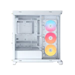 A small tile product image of Corsair FRAME 4500X RS-R ARGB Panoramic Glass Mid Tower Case (White)