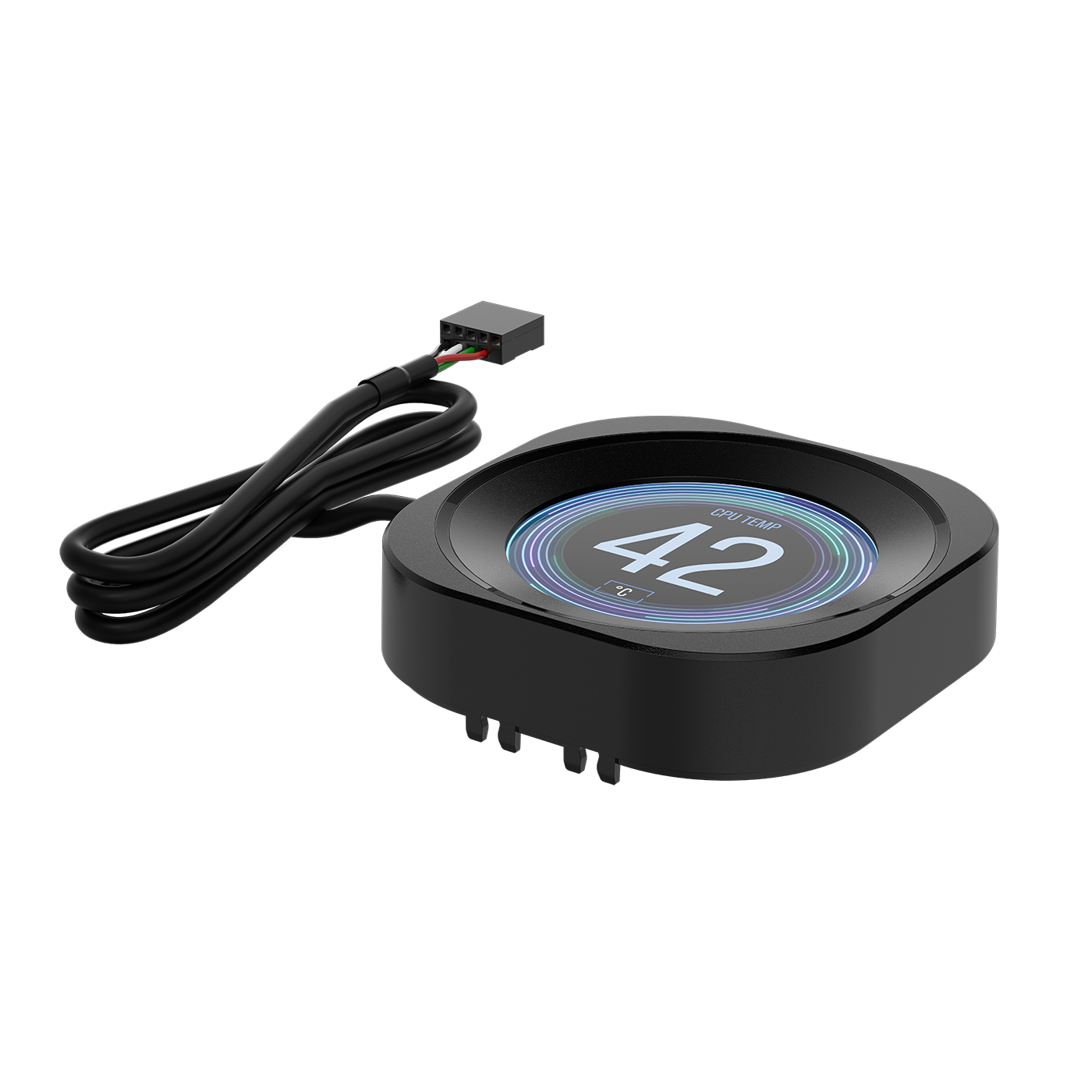 A large main feature product image of Corsair NAUTILUS RS LCD Screen Module (Black)