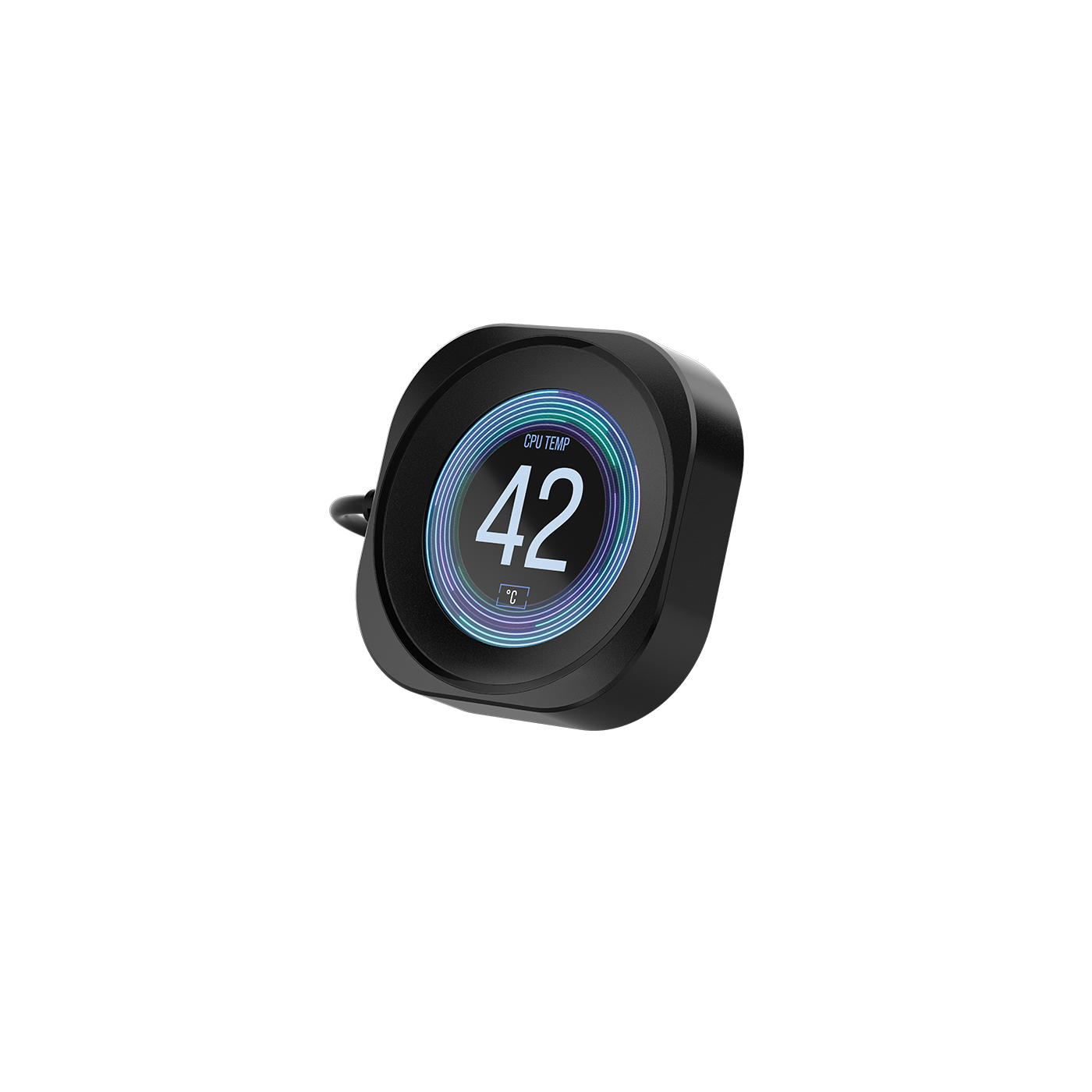 A large main feature product image of Corsair NAUTILUS RS LCD Screen Module (Black)