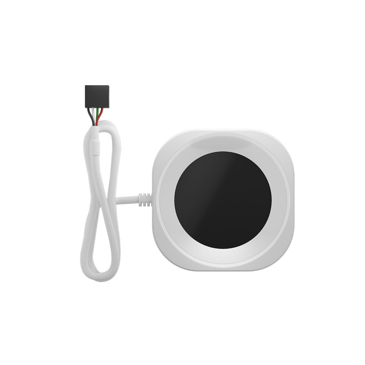 A large main feature product image of Corsair NAUTILUS RS LCD Screen Module (White)