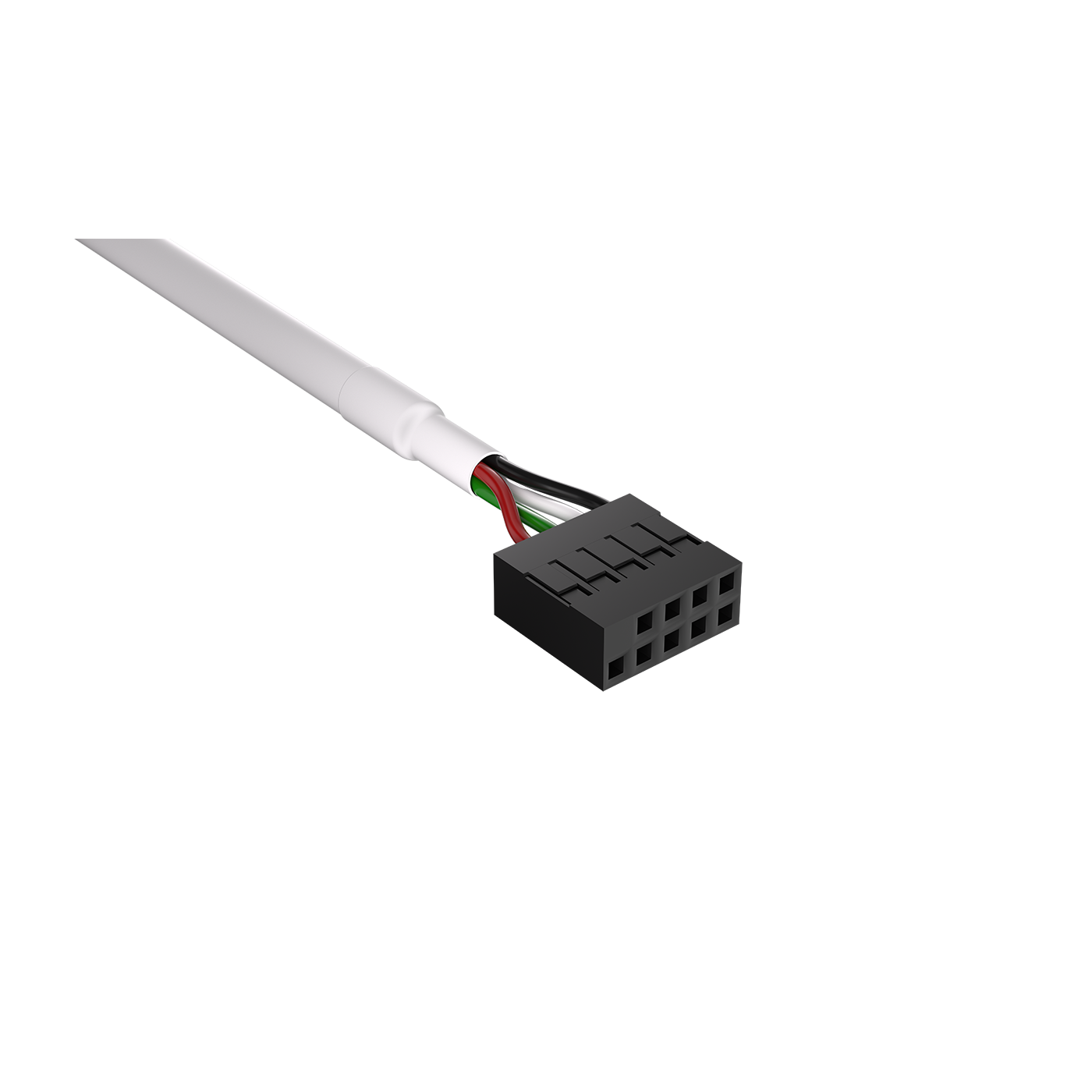 A large main feature product image of Corsair NAUTILUS RS LCD Screen Module (White)