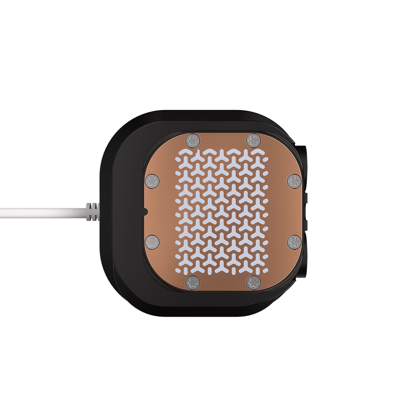 A large main feature product image of Corsair NAUTILUS 240 RS LCD - 240mm AIO Liquid CPU Cooler (White)