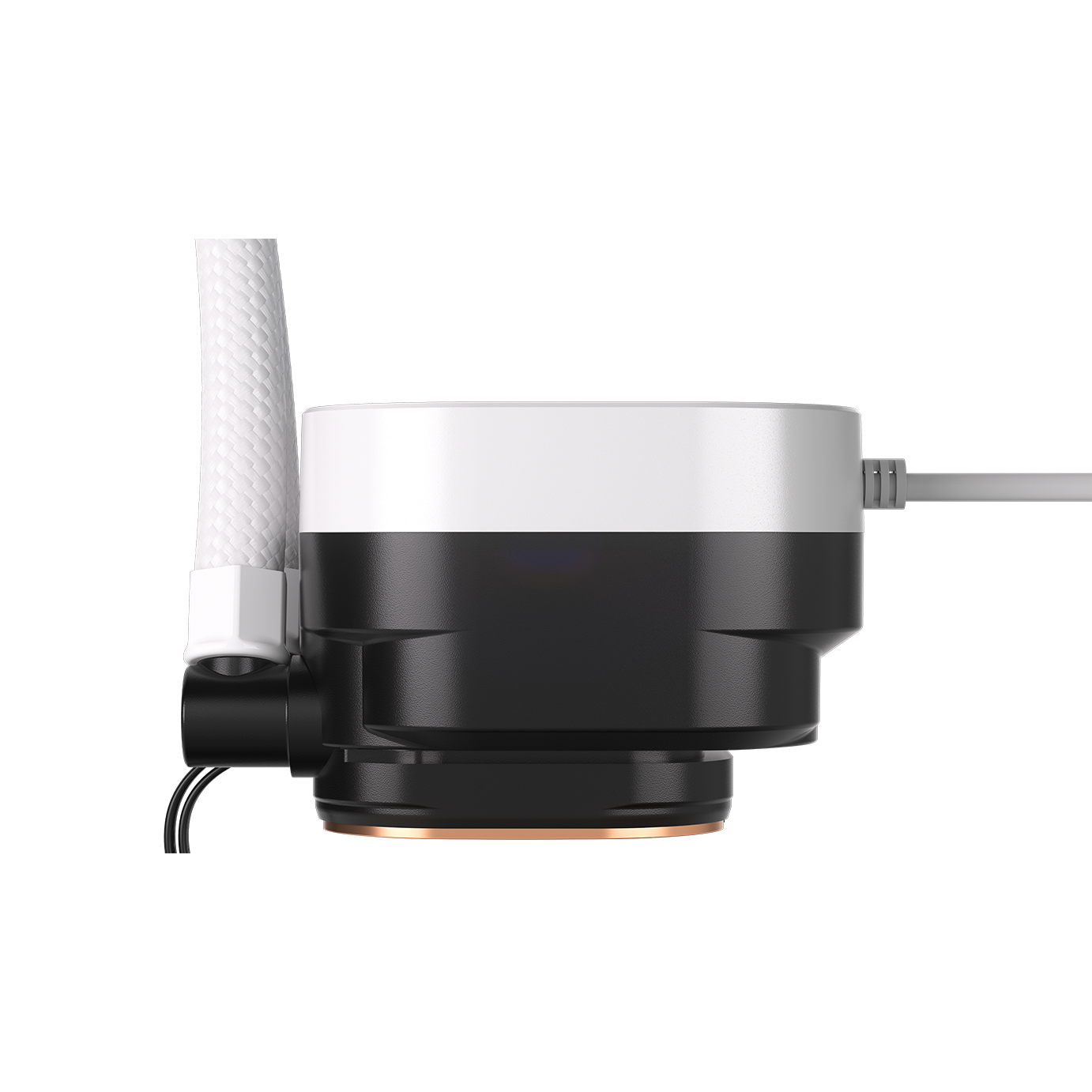 A large main feature product image of Corsair NAUTILUS 240 RS LCD - 240mm AIO Liquid CPU Cooler (White)