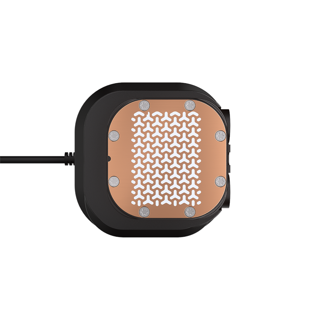 A large main feature product image of Corsair NAUTILUS 360 RS LCD - 360mm AIO Liquid CPU Cooler (Black)