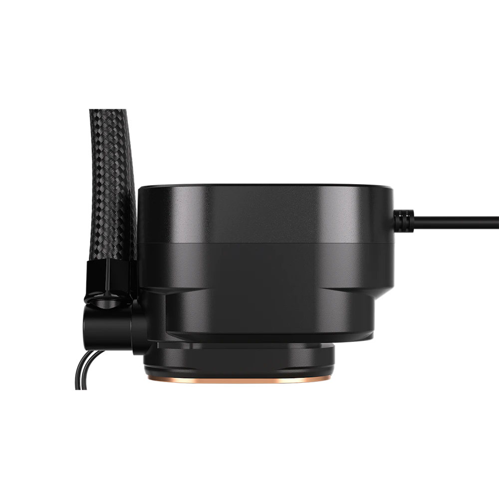 A large main feature product image of Corsair NAUTILUS 360 RS LCD - 360mm AIO Liquid CPU Cooler (Black)