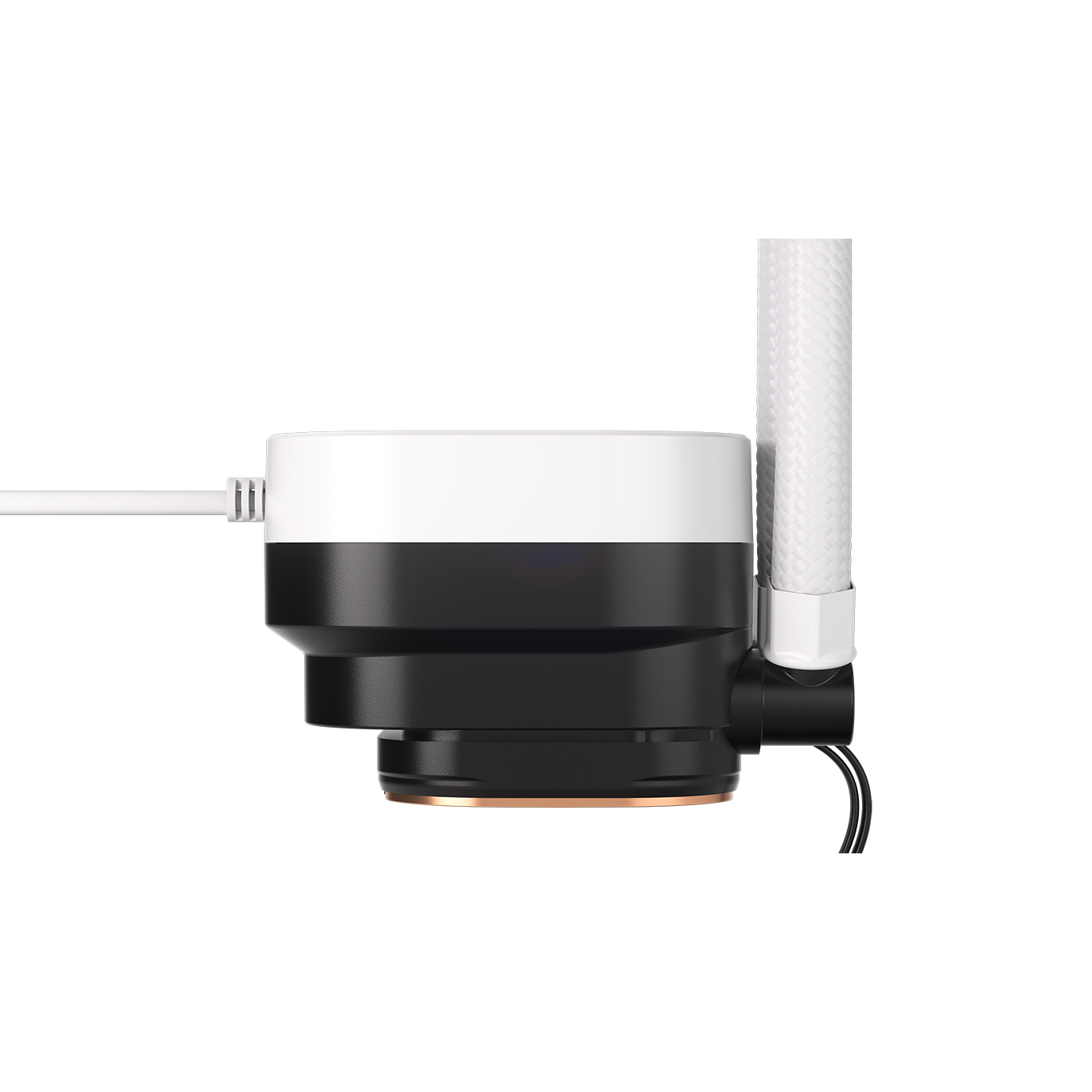 A large main feature product image of Corsair NAUTILUS 360 RS LCD - 360mm AIO Liquid CPU Cooler (White)