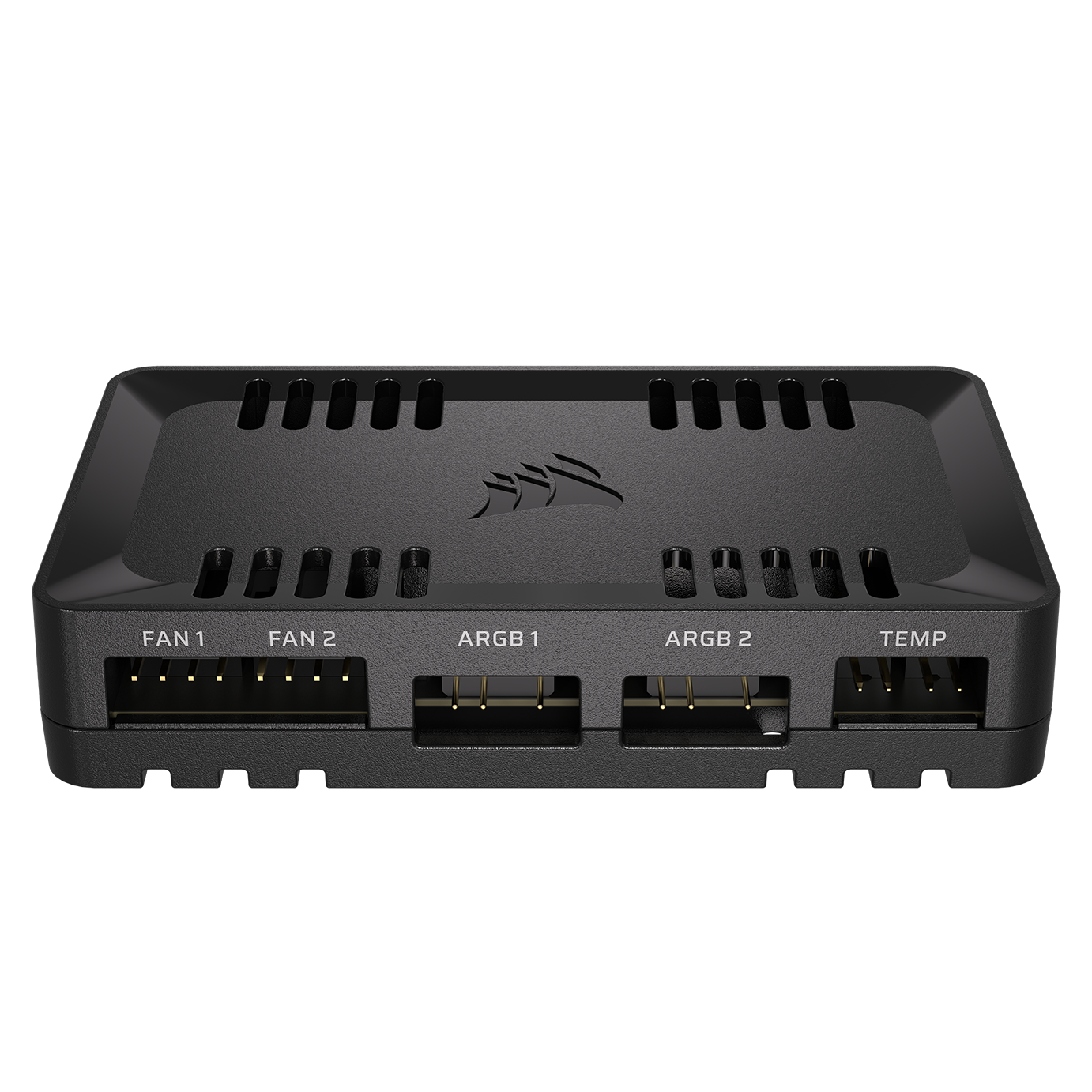 A large main feature product image of Corsair COMMANDER DUO Lighting and Fan Controller - ARGB and iCUE LINK Hybrid