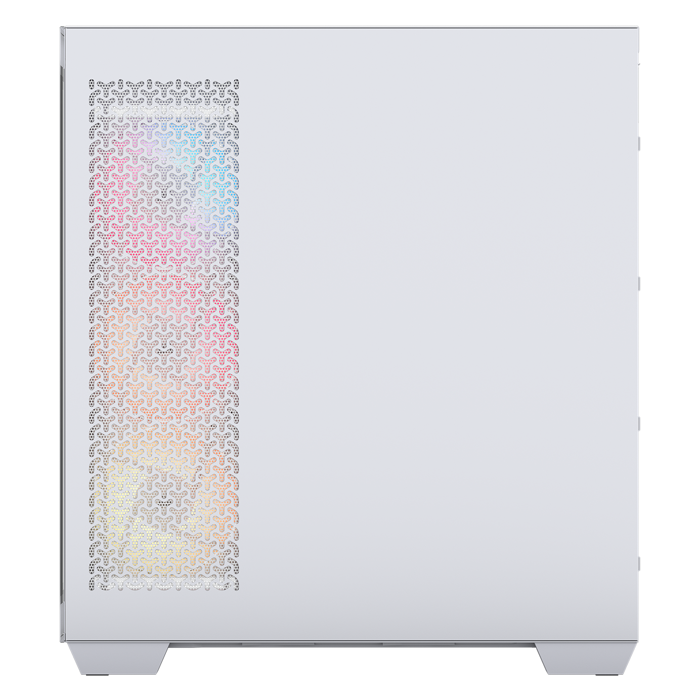 A large main feature product image of Corsair 3500X RS-R ARGB Mid Tower Case (White)