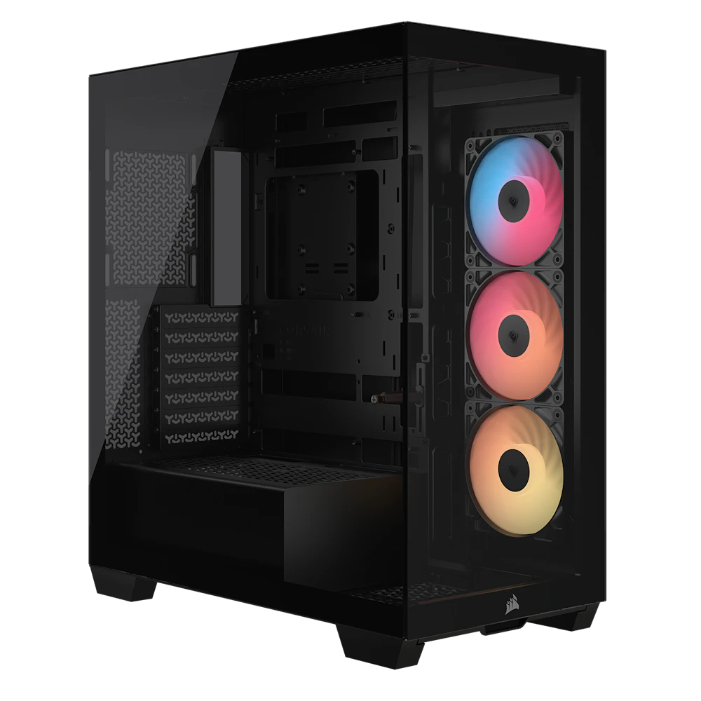 A large main feature product image of Corsair 3500X RS-R ARGB Mid Tower Case (Black)