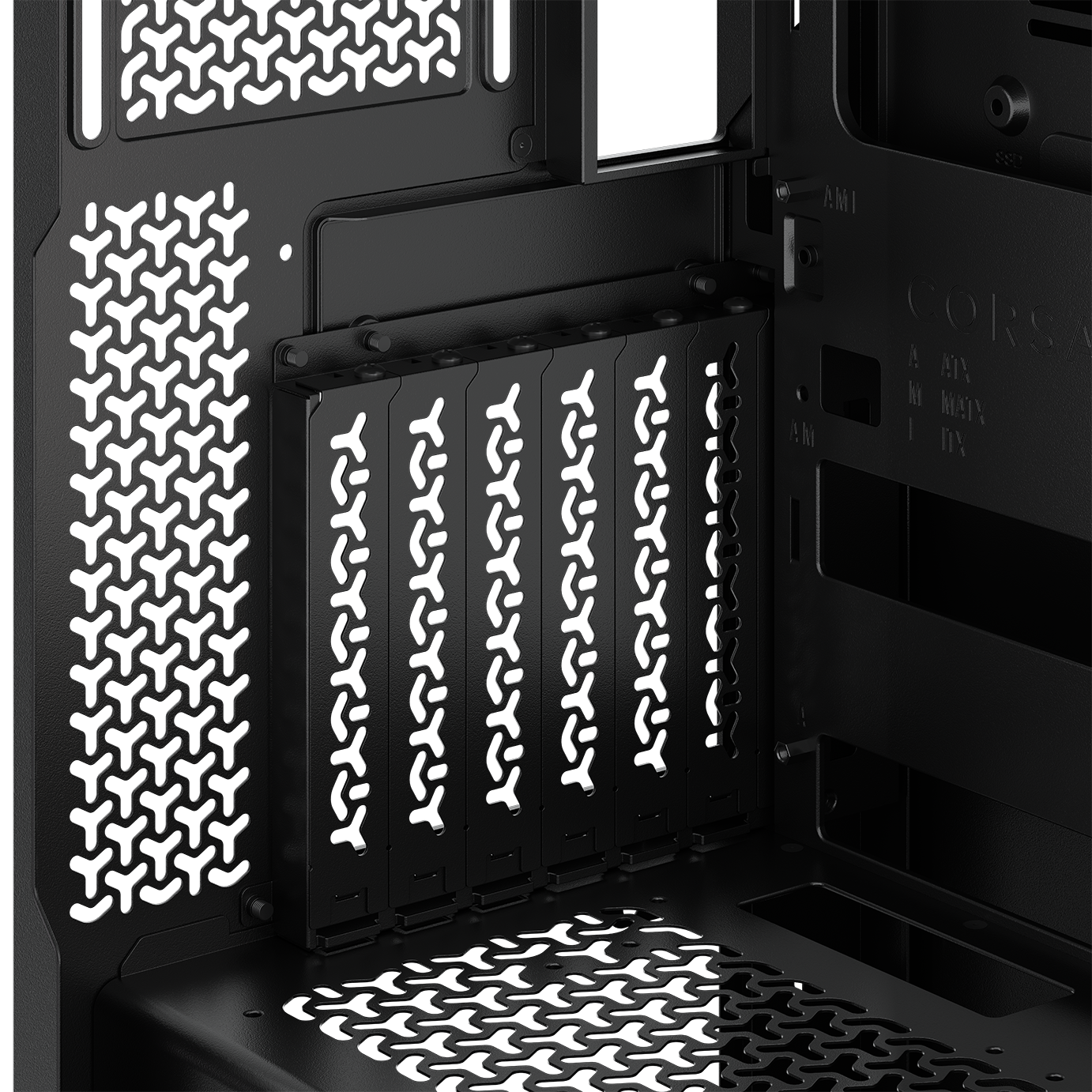 A large main feature product image of Corsair 3500X RS-R ARGB Mid Tower Case (Black)