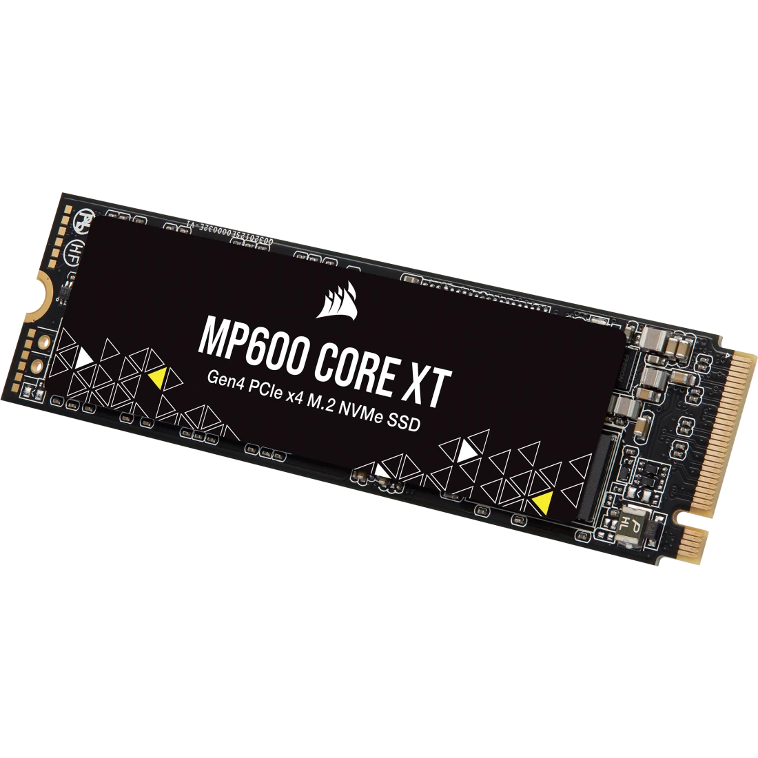 A large main feature product image of Corsair MP600 CORE XT PCIe Gen4 NVMe M.2 SSD - 1TB
