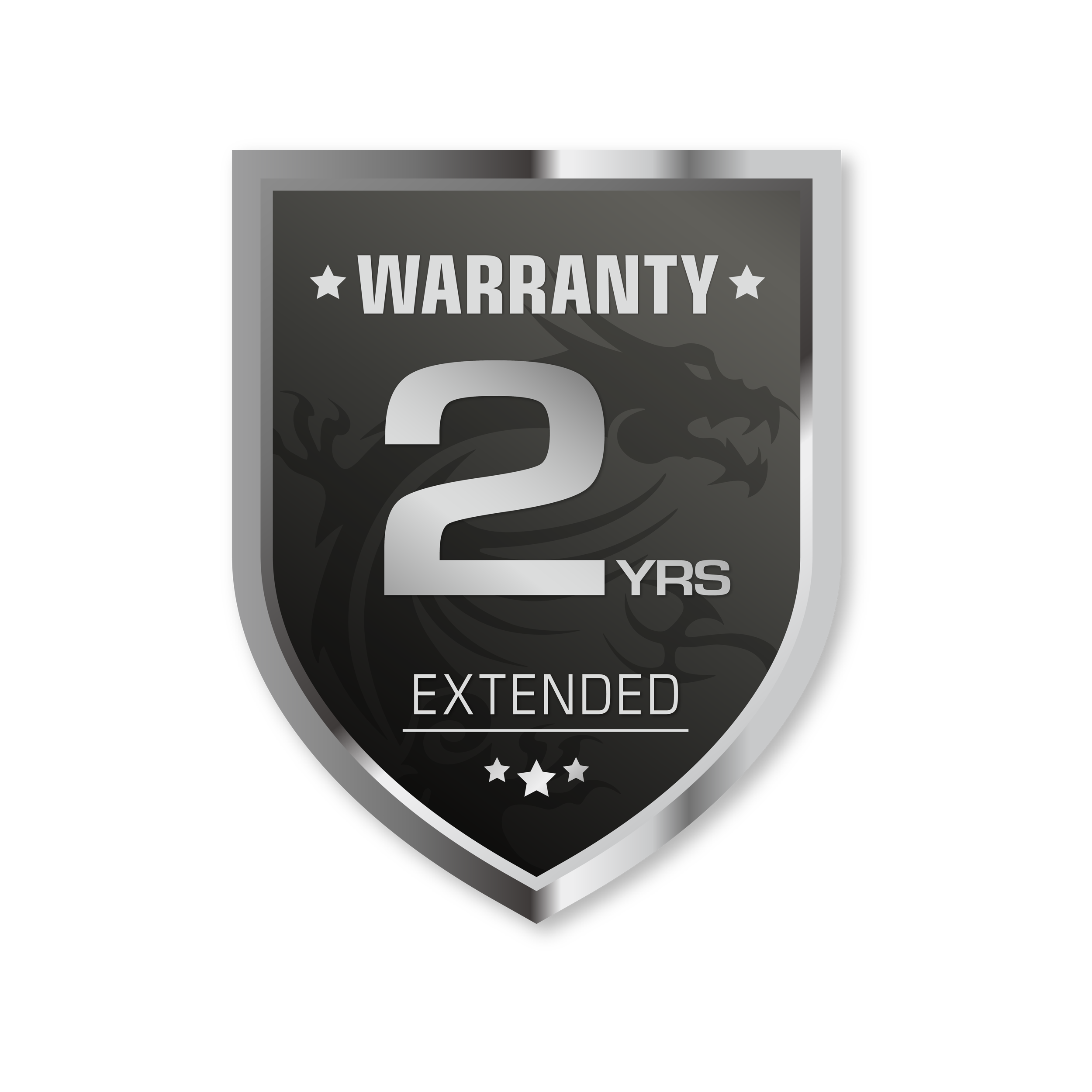 A large main feature product image of MSI High-End Device 2-Year Warranty Extension