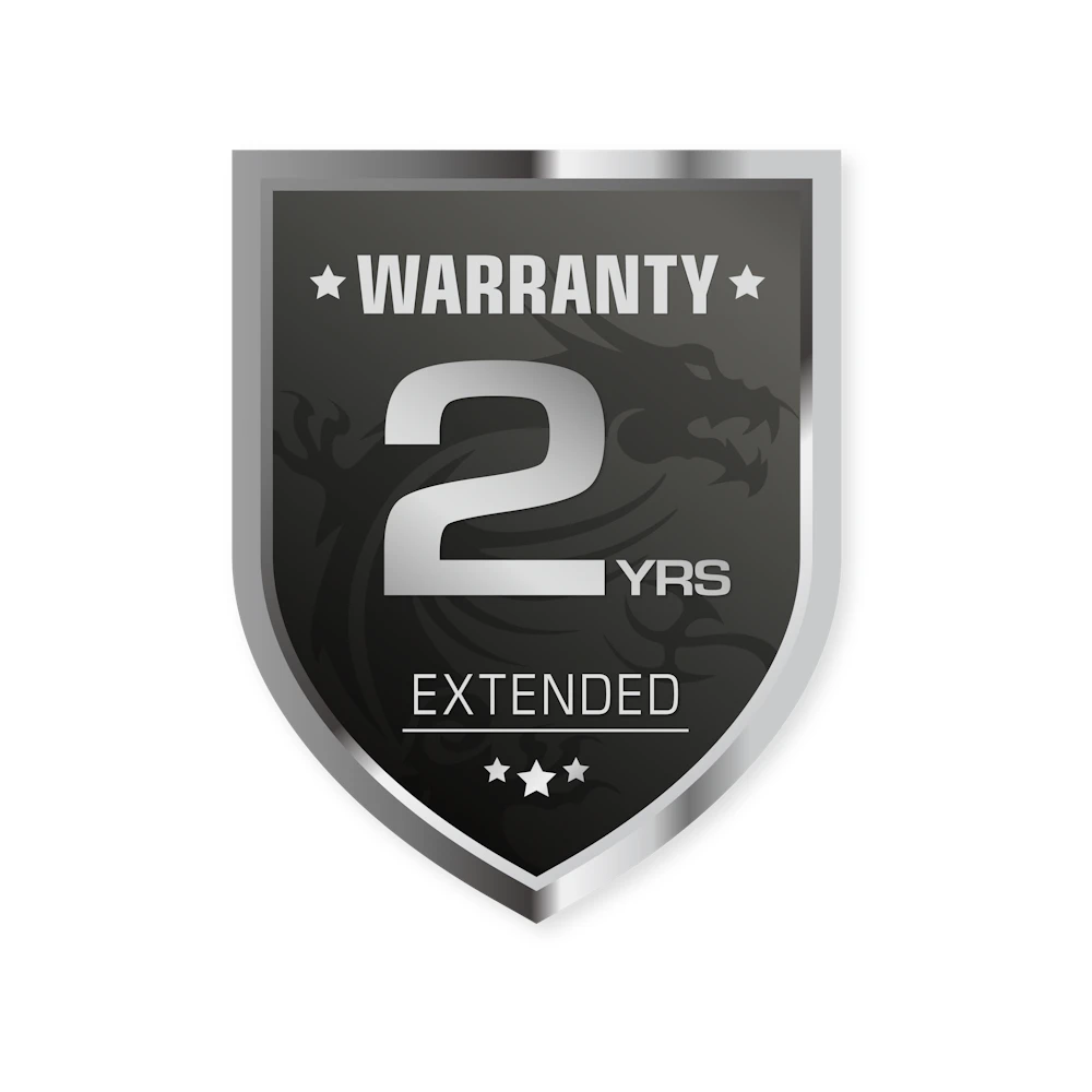 A large main feature product image of MSI 3-Year Advanced Pack for 1YR High-End Devices - 2YR Warranty Extension with 3YR Accidental Damage Protection