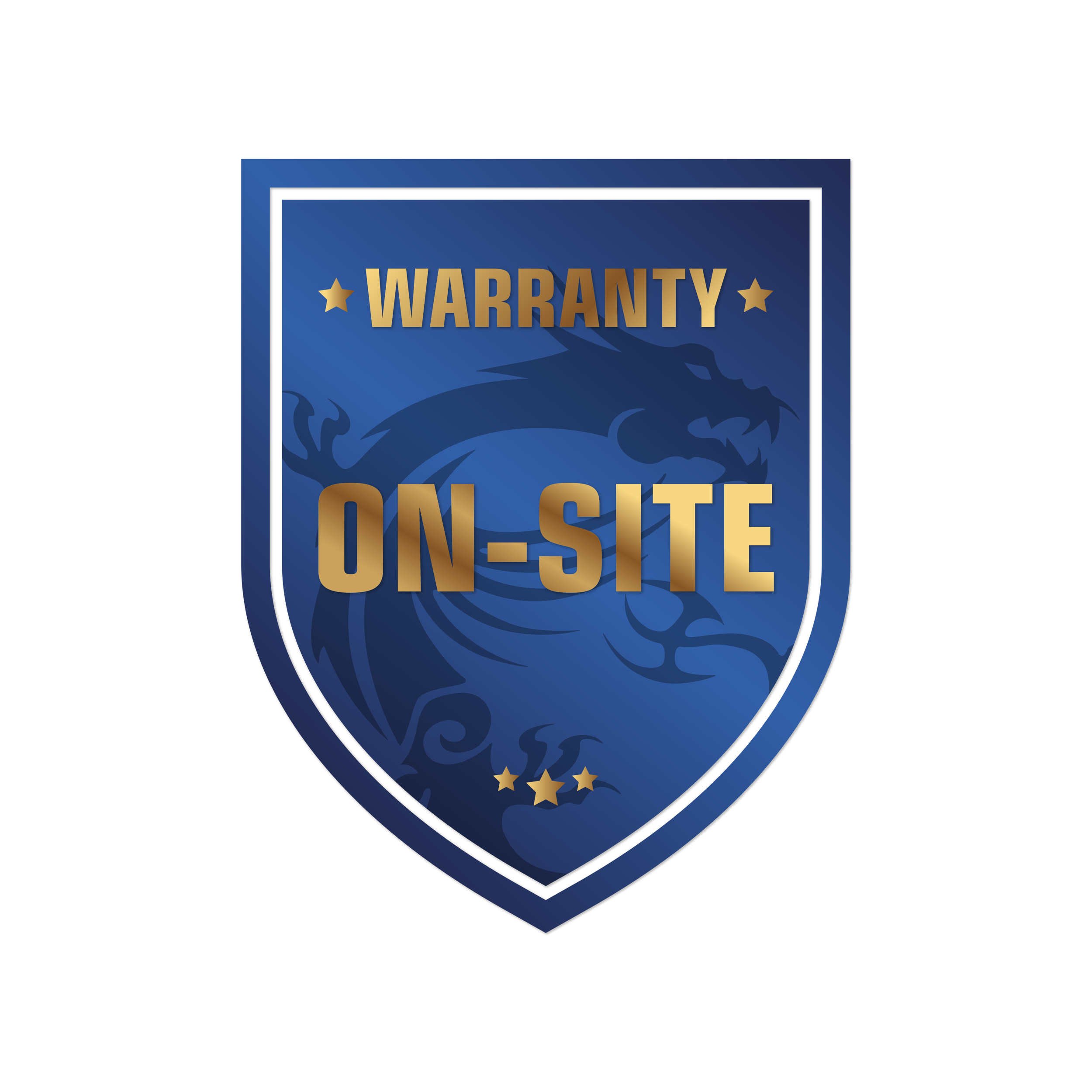 A large main feature product image of MSI 3-Year Care Pack for 2YR Gaming Devices - 1YR Warranty Extension with 3YR Onsite Service Plan