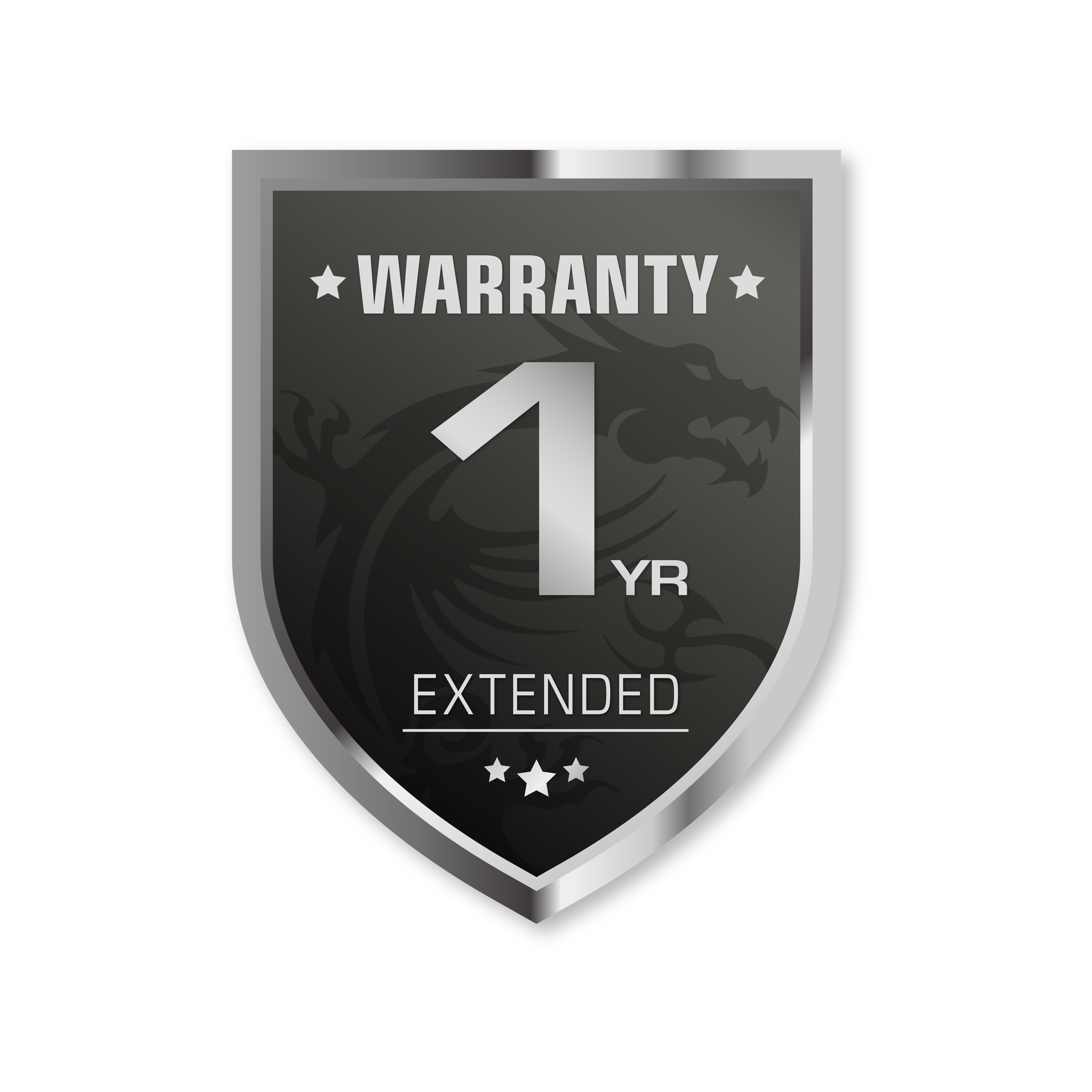 A large main feature product image of MSI 3-Year Care Pack for 2YR Gaming Devices - 1YR Warranty Extension with 3YR Onsite Service Plan