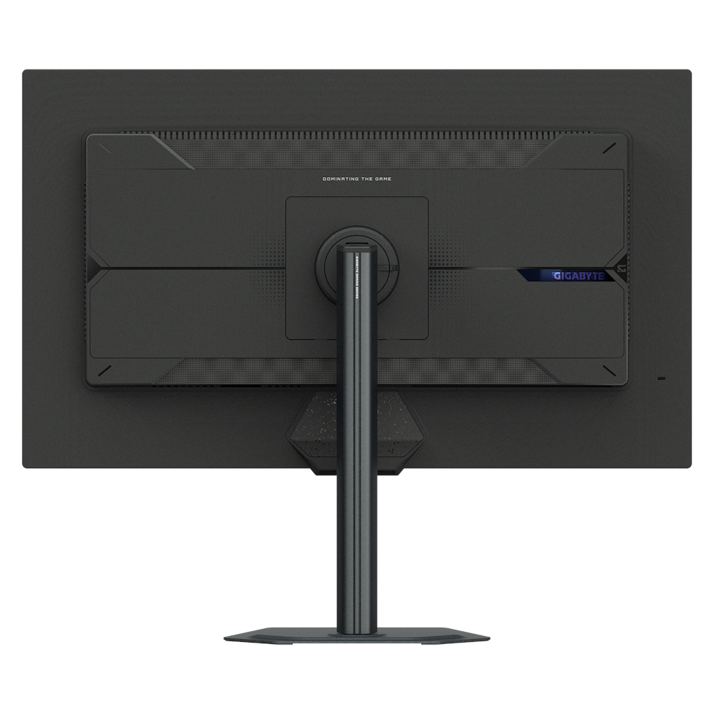 A large main feature product image of Gigabyte M27UP - 27" 4K 2160p 160Hz / 24" 1080p 320Hz Dual-Mode IPS Gaming Monitor