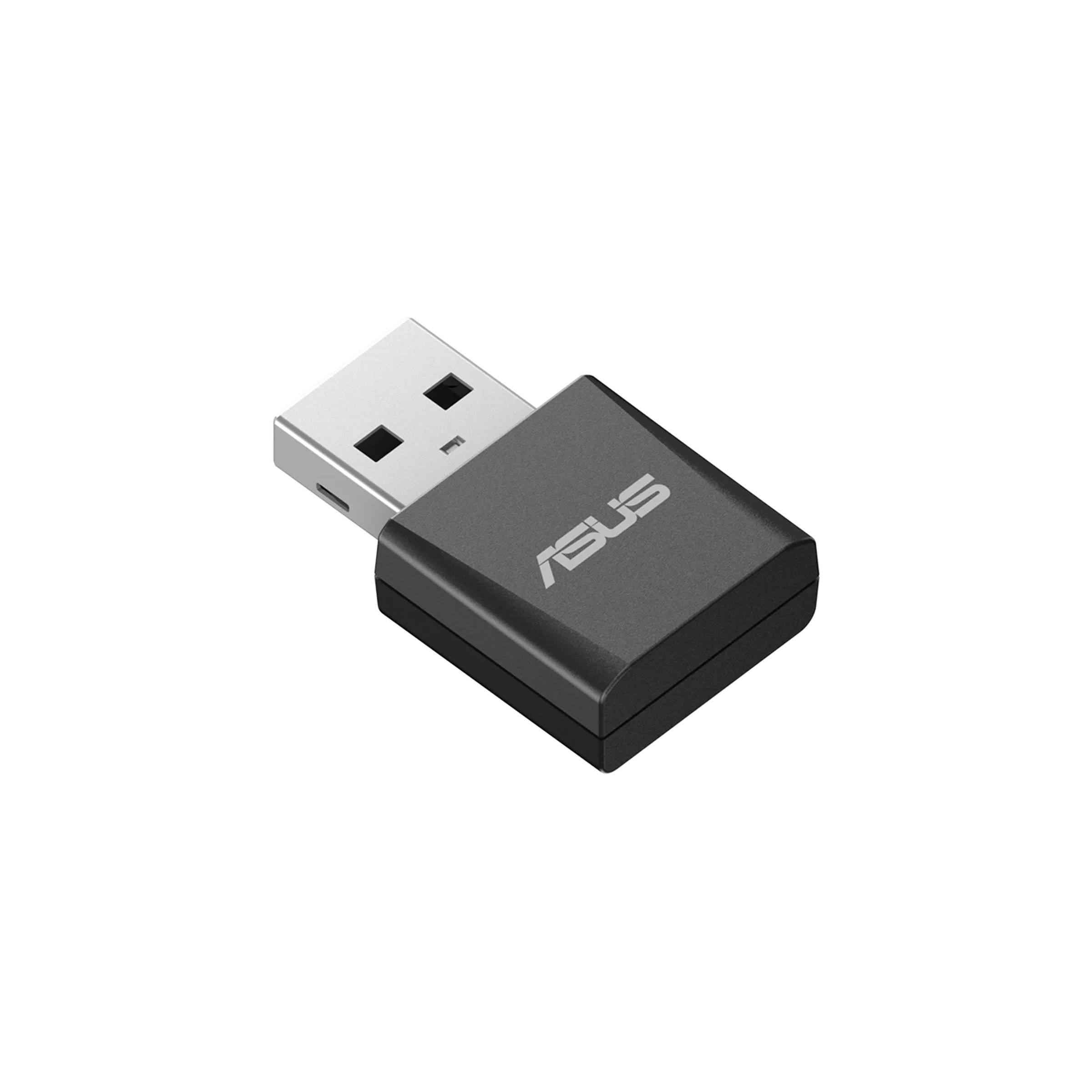 A large main feature product image of ASUS USB-BE92 Nano Tri-band WiFi 7 USB Adapter