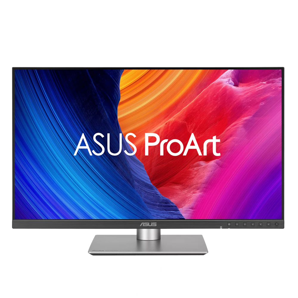 A large main feature product image of ASUS ProArt PA32QCV - 32" 6K 60Hz IPS Designer Monitor