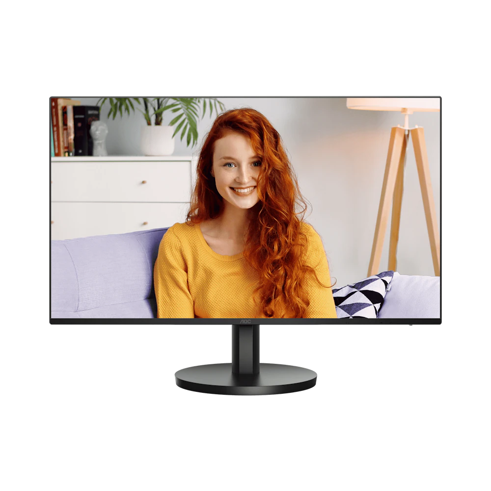 A large main feature product image of AOC 24B3HA3 - 24" 1080p 120Hz IPS Monitor