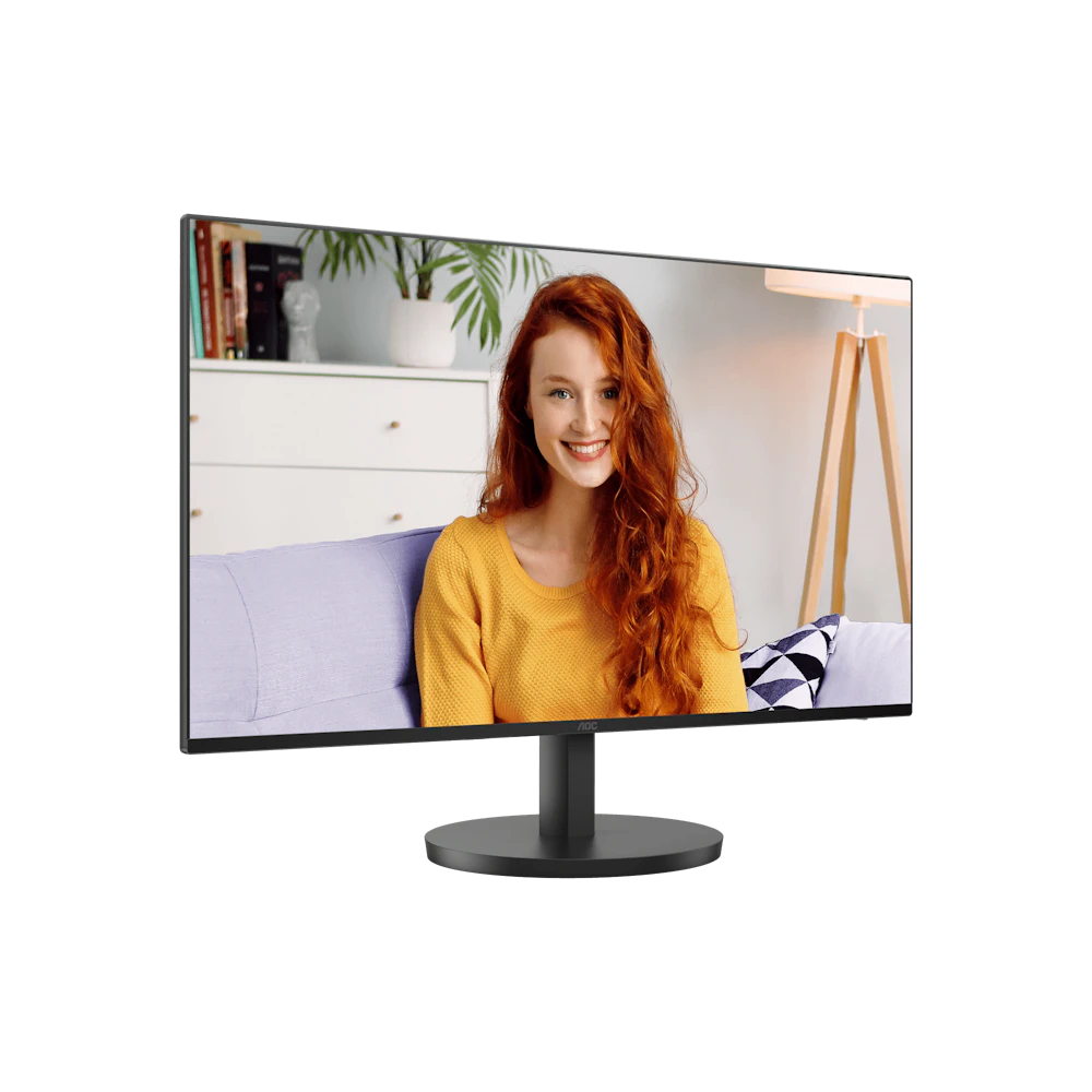 A large main feature product image of AOC 24B3HA3 - 24" 1080p 120Hz IPS Monitor