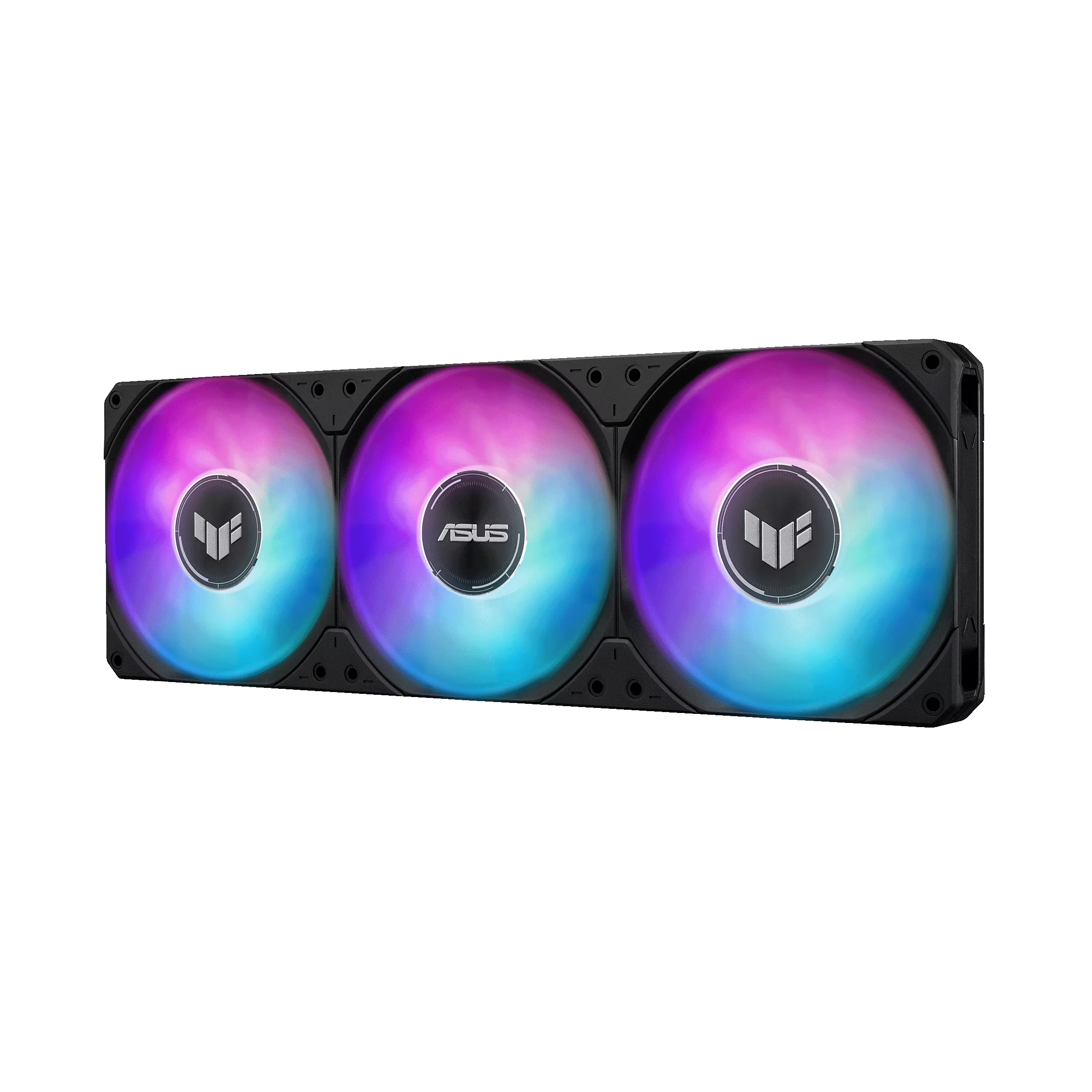 A large main feature product image of ASUS TUF GAMING LC III 360 LCD ARGB 360mm AIO Liquid CPU Cooler