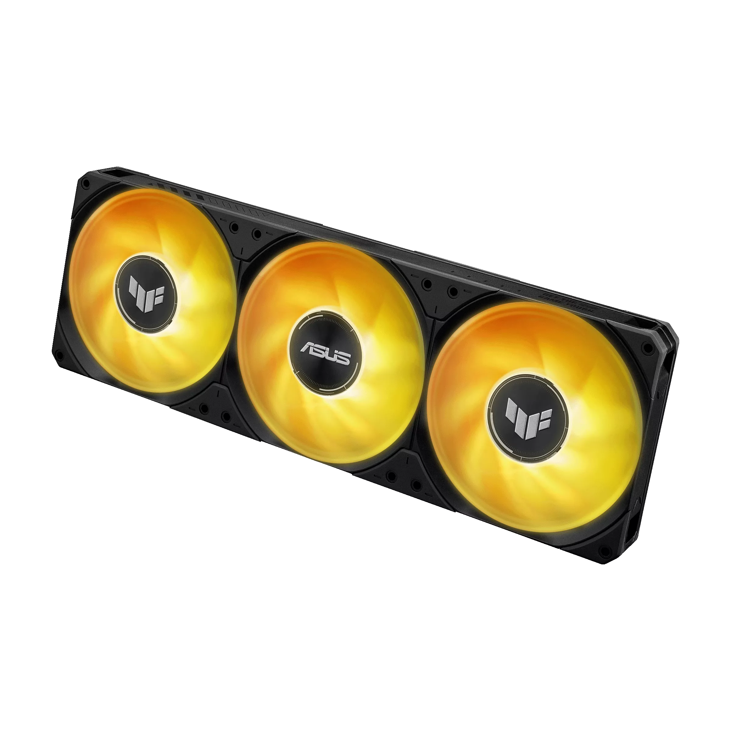 A large main feature product image of ASUS TUF GAMING LC III 360 LCD ARGB 360mm AIO Liquid CPU Cooler