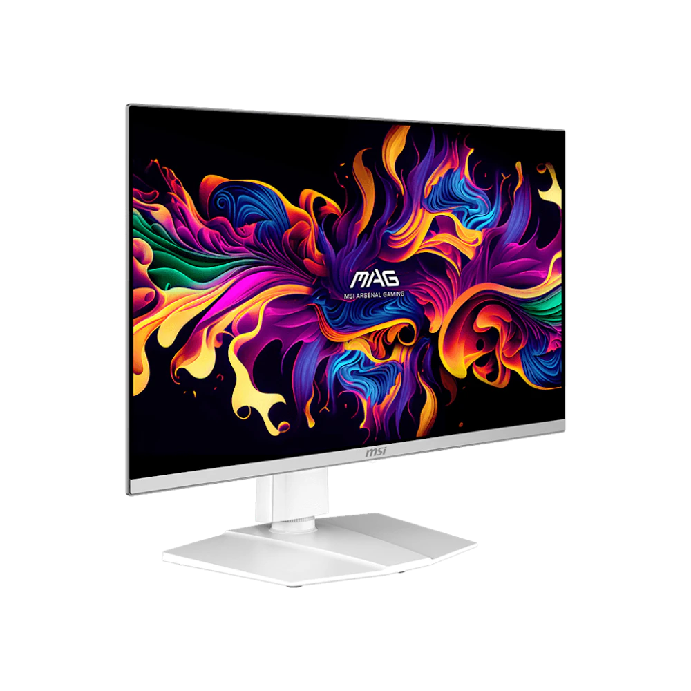 A large main feature product image of MSI MAG 272QPW QD-OLED X28 - 27" 1440p 280Hz 0.03ms Gaming Monitor