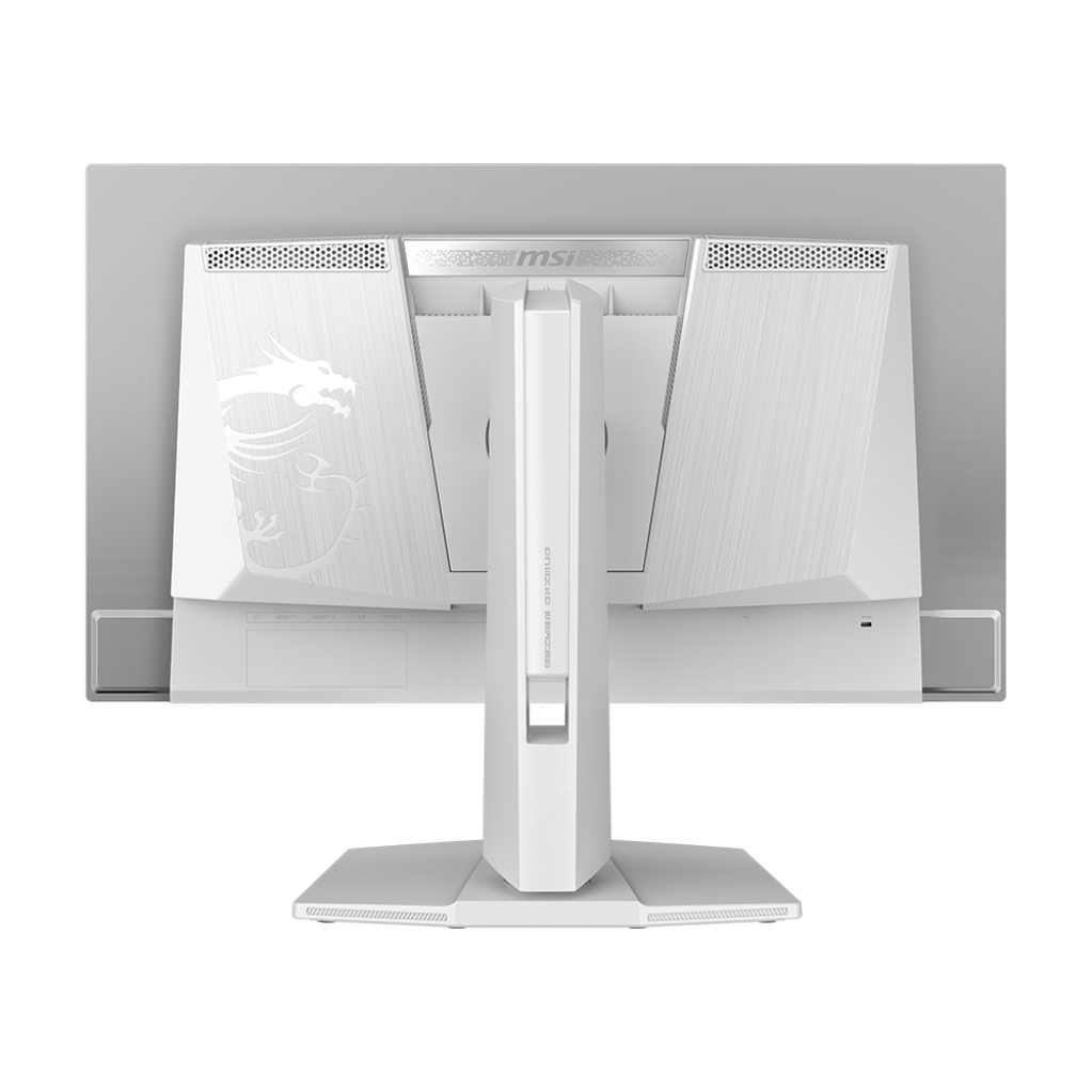 A large main feature product image of MSI MAG 272QPW QD-OLED X28 - 27"  1440p 280Hz 0.03ms Gaming Monitor