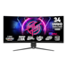 A product image of MSI MPG 346CQRF X24 - 34" Curved 1440p  240Hz 0.5ms Rapid VA Gaming Monitor