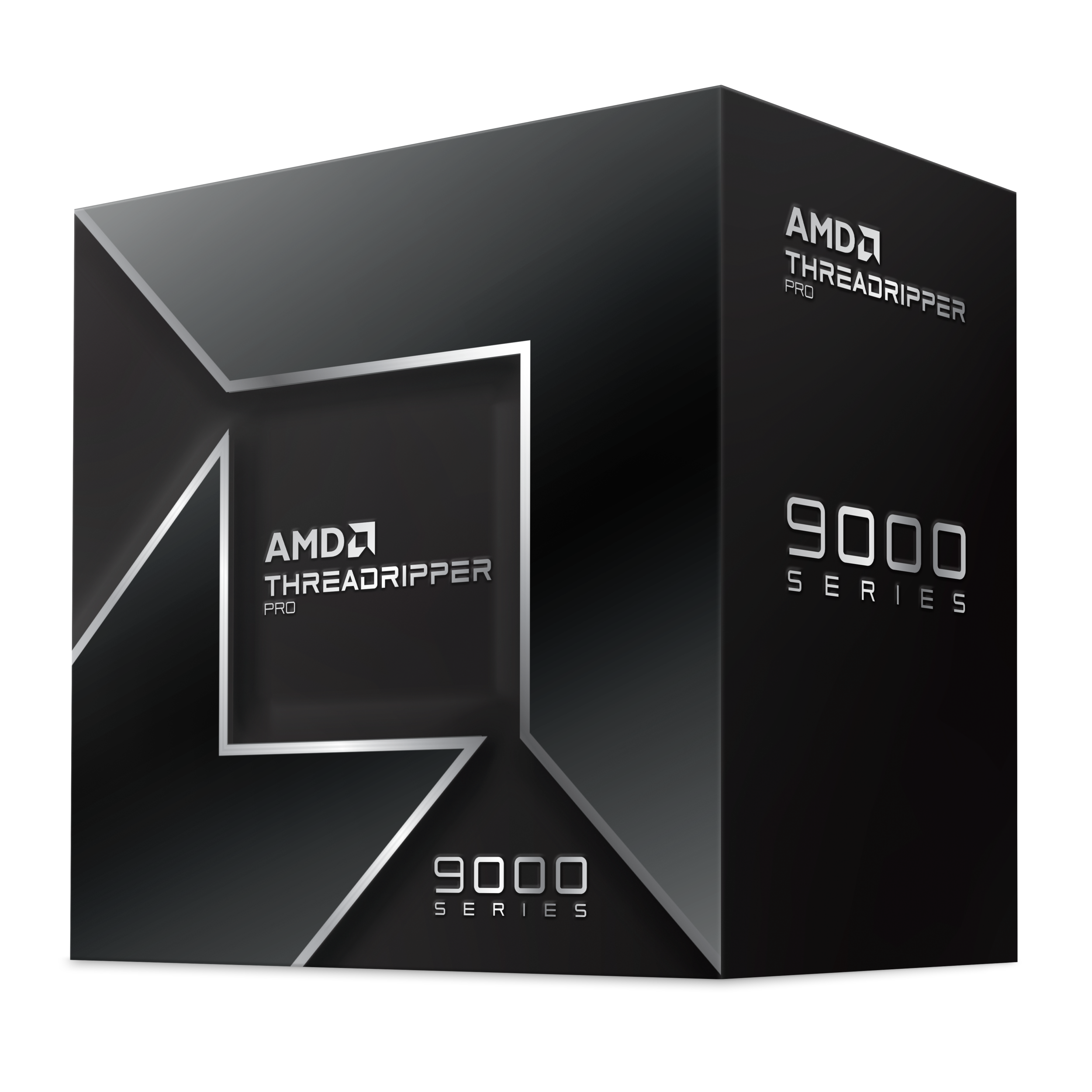 A large main feature product image of AMD Ryzen Threadripper Pro 9995WX 96 Core 192 Thread Up To 5.4GHz sTR5 - No HSF Retail Box