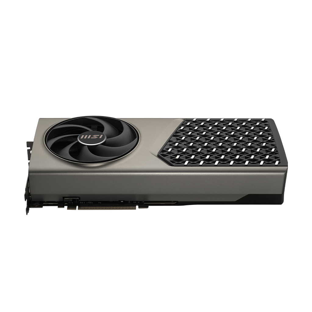 A large main feature product image of MSI GeForce RTX 5080 Expert OC 16GB  GDDR7