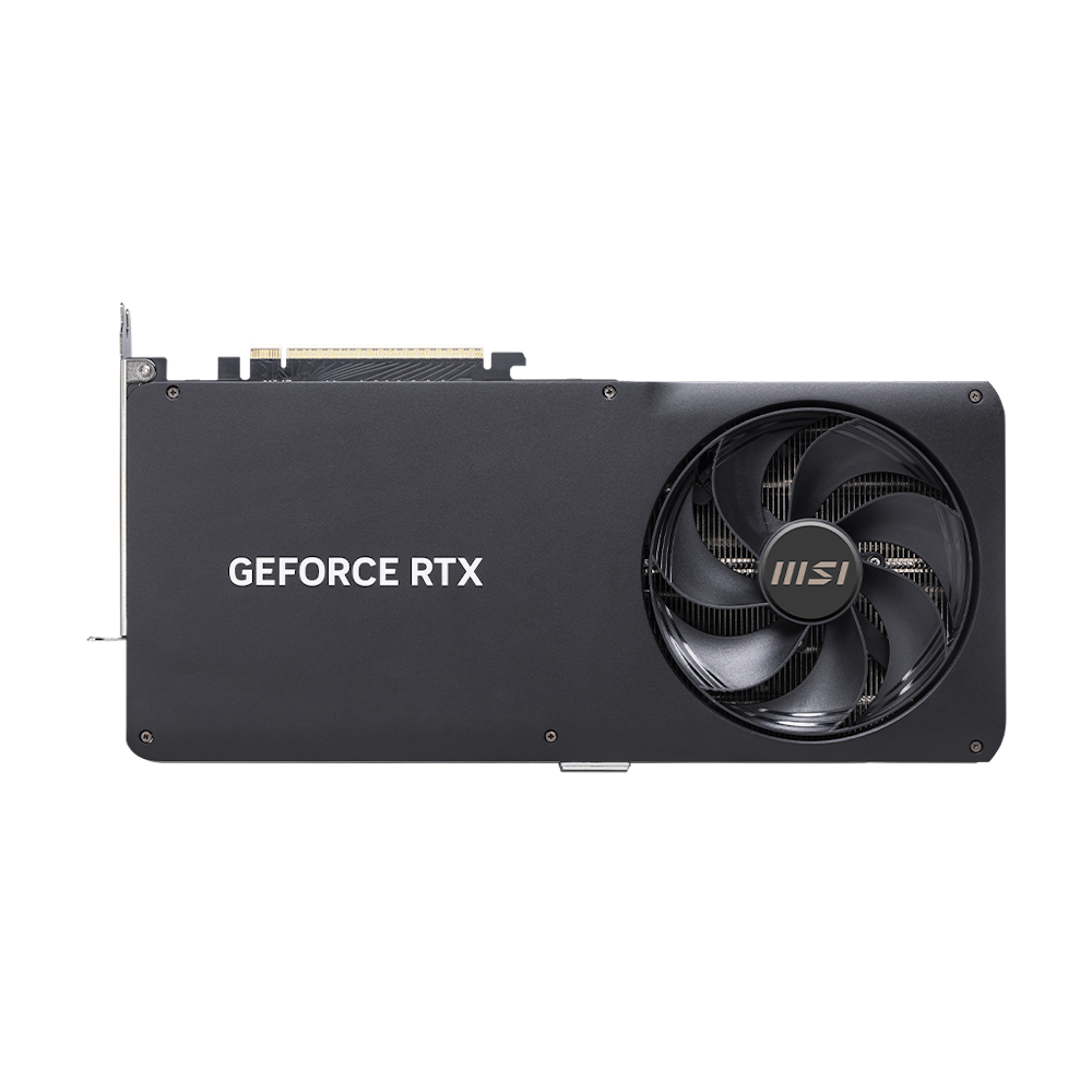 A large main feature product image of MSI GeForce RTX 5080 Expert OC 16GB GDDR7