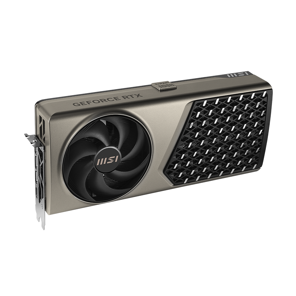 A large main feature product image of MSI GeForce RTX 5080 Expert OC 16GB  GDDR7