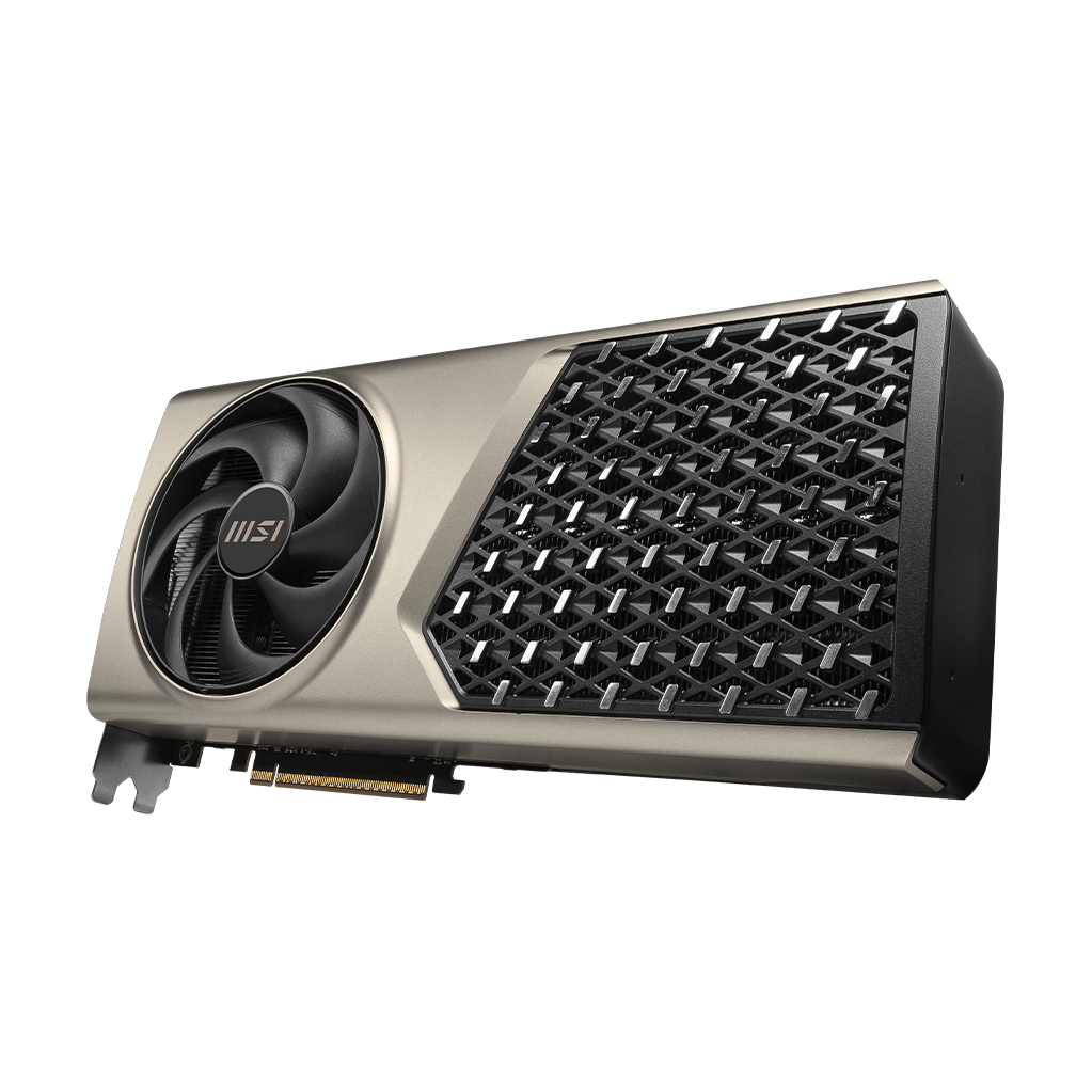 A large main feature product image of MSI GeForce RTX 5080 Expert OC 16GB  GDDR7