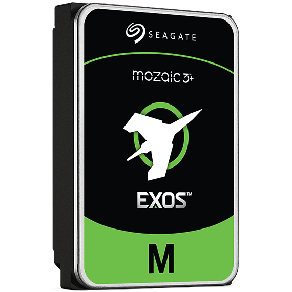 A large main feature product image of Seagate EXOS M 3.5" Enterprise HDD - 30TB 512MB