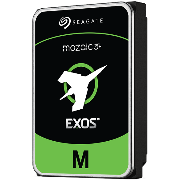 A large main feature product image of Seagate EXOS M 3.5" Enterprise HDD - 30TB 512MB