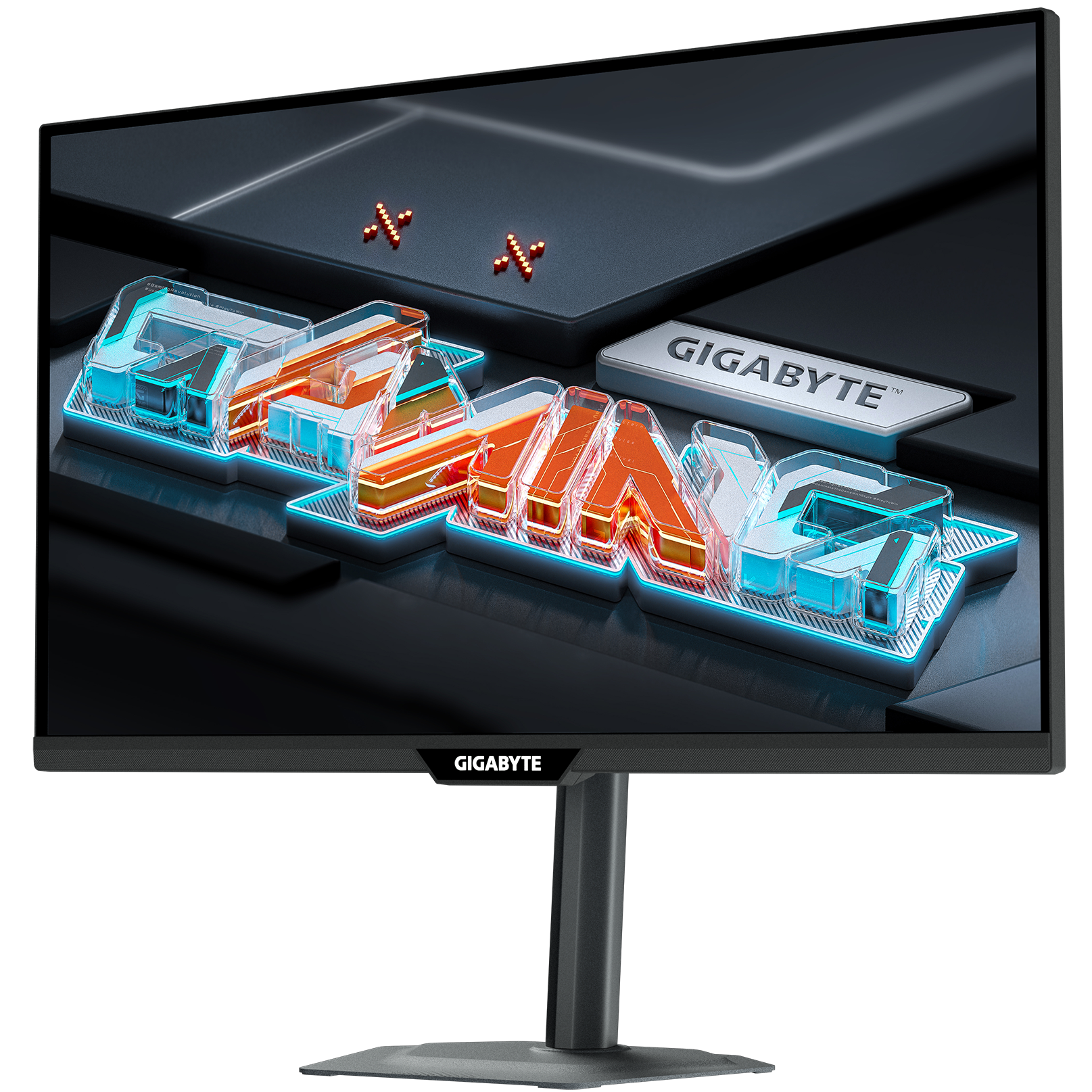A large main feature product image of Gigabyte M27Q3 - 27" 1440p 320Hz Super Speed IPS Gaming Monitor