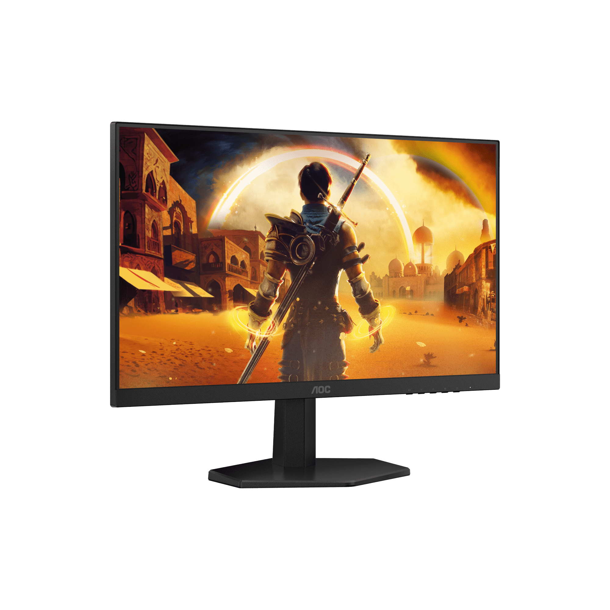 A large main feature product image of AOC Gaming 24G42E 23.8" 1080p 180Hz 0.5ms IPS Gaming Monitor