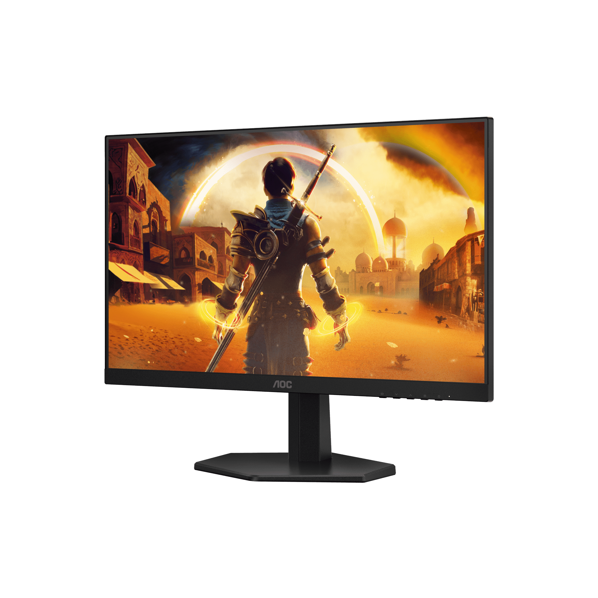 A large main feature product image of AOC Gaming 24G42E 23.8" 1080p 180Hz 0.5ms IPS Gaming Monitor