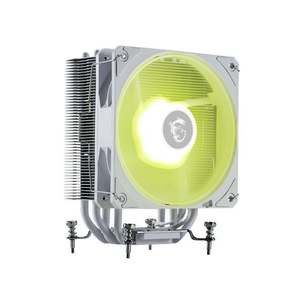 A product image of MSI MAG COREFROZR AA13  CPU Air Cooler - White