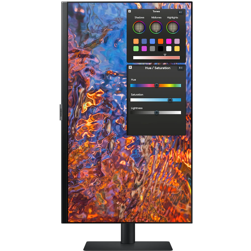 A large main feature product image of Samsung ViewFinity S80PB - 27" 4K 2160p 60Hz IPS Monitor