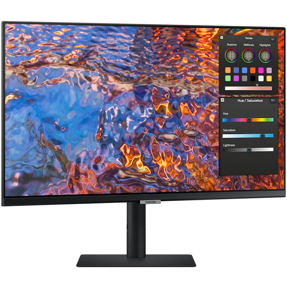 A large main feature product image of Samsung ViewFinity S80PB - 27" 4K 2160p 60Hz IPS Monitor