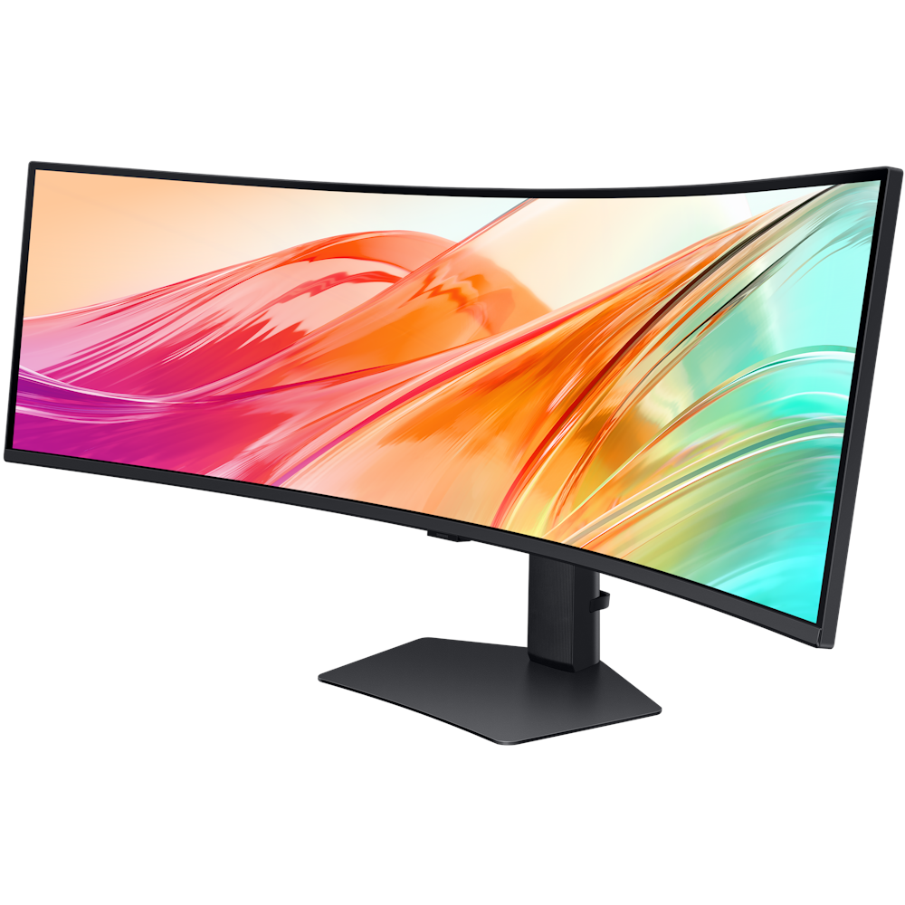 A large main feature product image of Samsung ViewFinity S95UF 49" Curved 1440p 120Hz Business Monitor